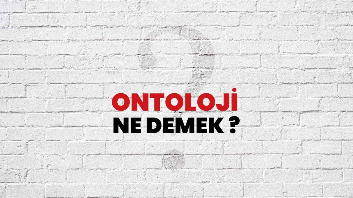Ontoloji Nedir?