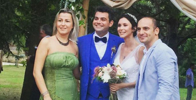 BKM Mutfak oyuncularından Murat Eken Gizem Önen ile evlendi! İşte düğün fotoğrafları