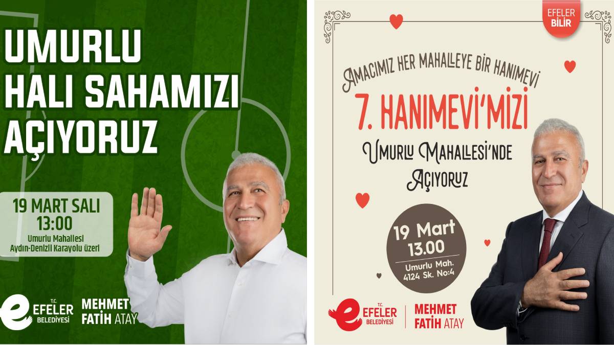Başkan Atay çifte açılış yapacak