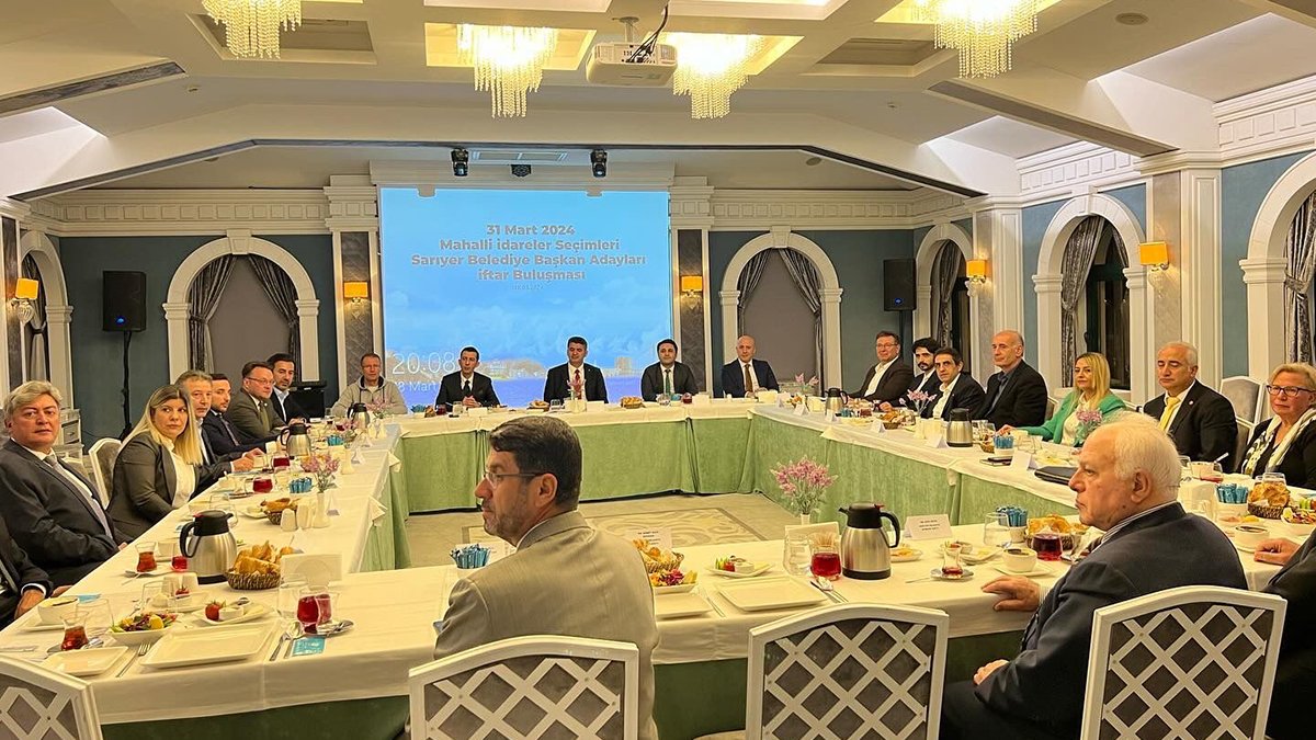 Sarıyer'de siyasi partiler arası örnek birlik: Seçim öncesi tarihi toplantı