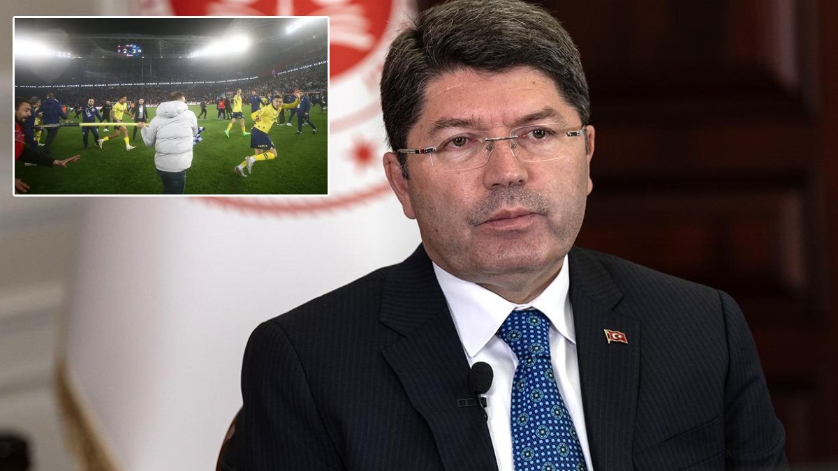 Bakan Tunç'tan Trabzonspor-Fenerbahçe maçı açıklaması: Meşru savunmanın ötesine geçildiyse soruşturulur