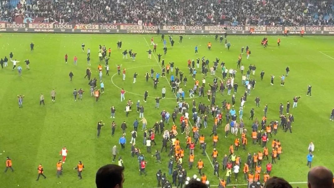 Olaylı TS-FB maçı için 7 kişiye adliyeye sevk