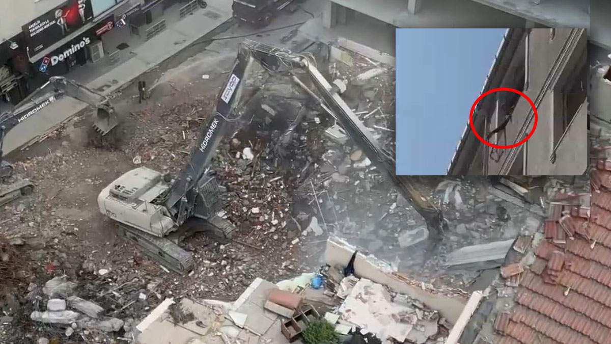 Bu kafayla mı kentsel dönüşüm yapacağız: Yıkım yapılan binada vatandaşı unuttular