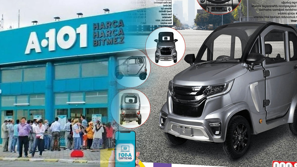 A101 169.900 TL'ye elektrikli araba getirdi! Hem ucuza hem taksitli... Bu model peynir ekmek gibi satılacak