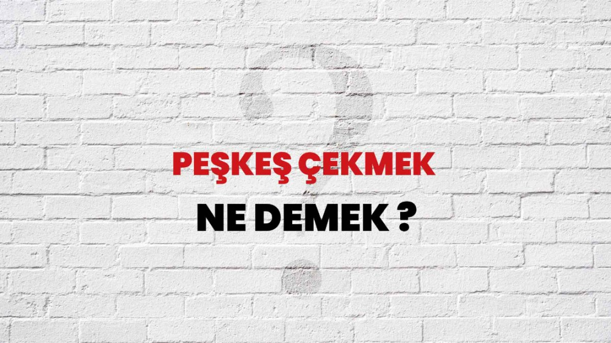 Peşkeş Çekmek: Toplum İçindeki Kötü Alışkanlık