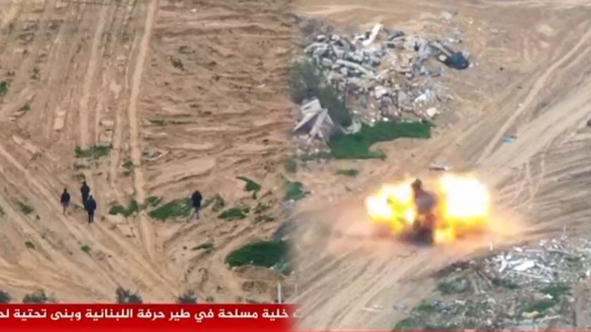 İsrail'in cinayeti anbean kamerada: Filistinlileri havadan takip edip bombaladılar