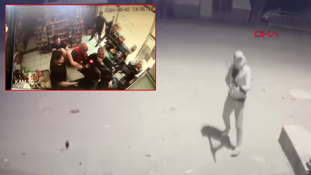 Antalya'da parti broşürü kavgası: Pompalıyla kurşun yağdırdığı anlar kamerada!