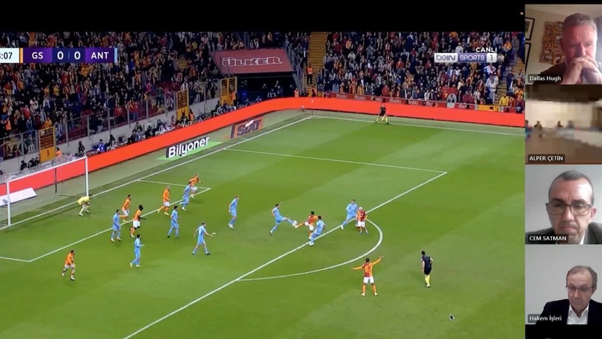 Galatasaray-Antalyaspor maçının hakem toplantısının videosu sızdı: Kısacası hata yaptım