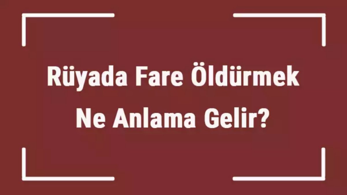 Rüyada Fare Öldürmek: Anlamı ve Yorumları