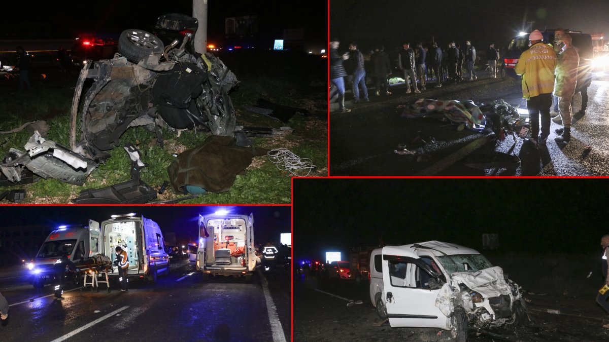 Şanlıurfa'da zincirleme kaza! 3 kişi can verdi, 8 kişinin tedavisi sürüyor