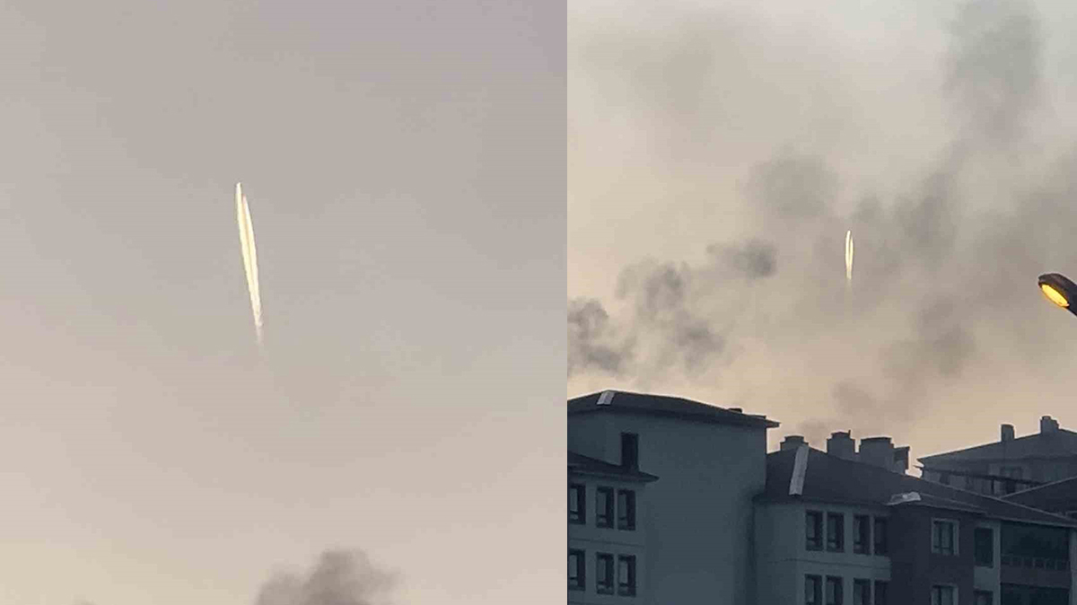 İftar vakti ortaya çıktı! Gökyüzündeki gizemli cisim panik yarattı