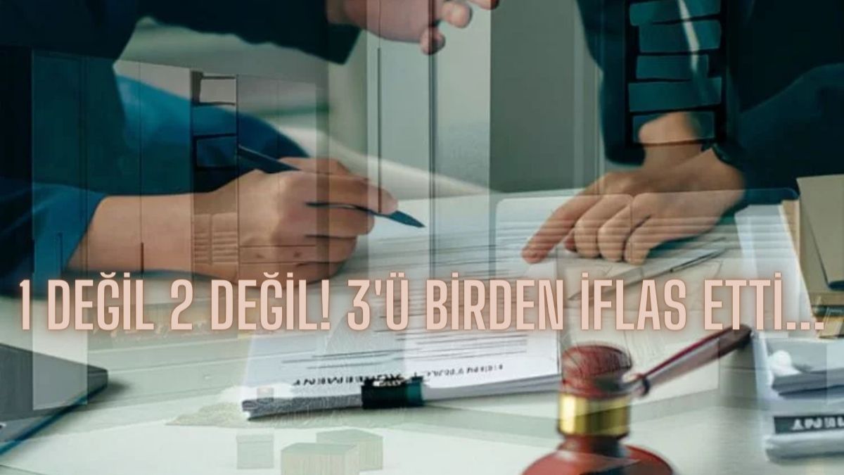 1 değil 2 değil tam 3 şirket birden iflas etti! O ilimizden kötü haber: Mahkeme resmen konkordato ilan etti