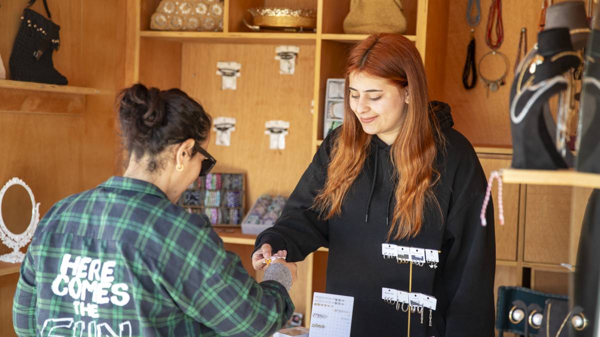 Kadınlar, Trafik Park’ta ürünlerini daha geniş kitlelere ulaştırıyor
