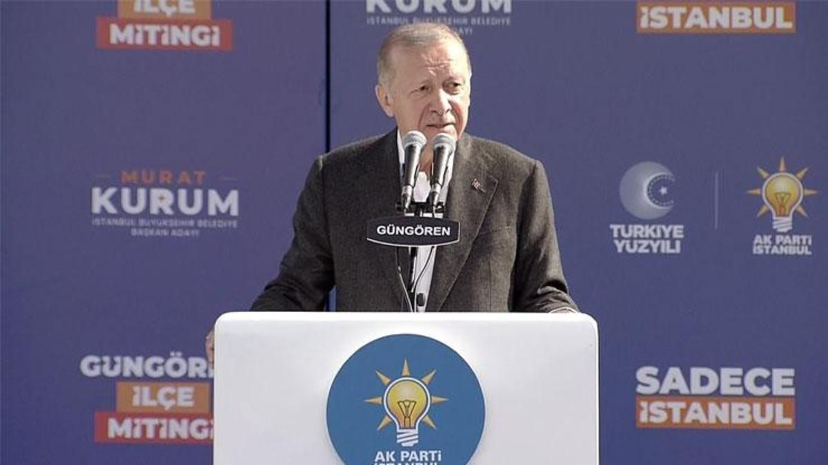 Erdoğan Güngören'de: İstanbul'u çöküşten kurtaracağız