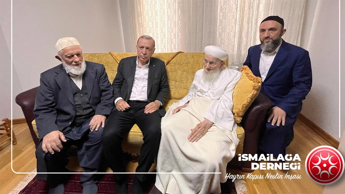 Cumhurbaşkanı Erdoğan ve Murat Kurum, İsmailağa Cemaati liderine ziyaret! Kurum fotoğraflara girmedi