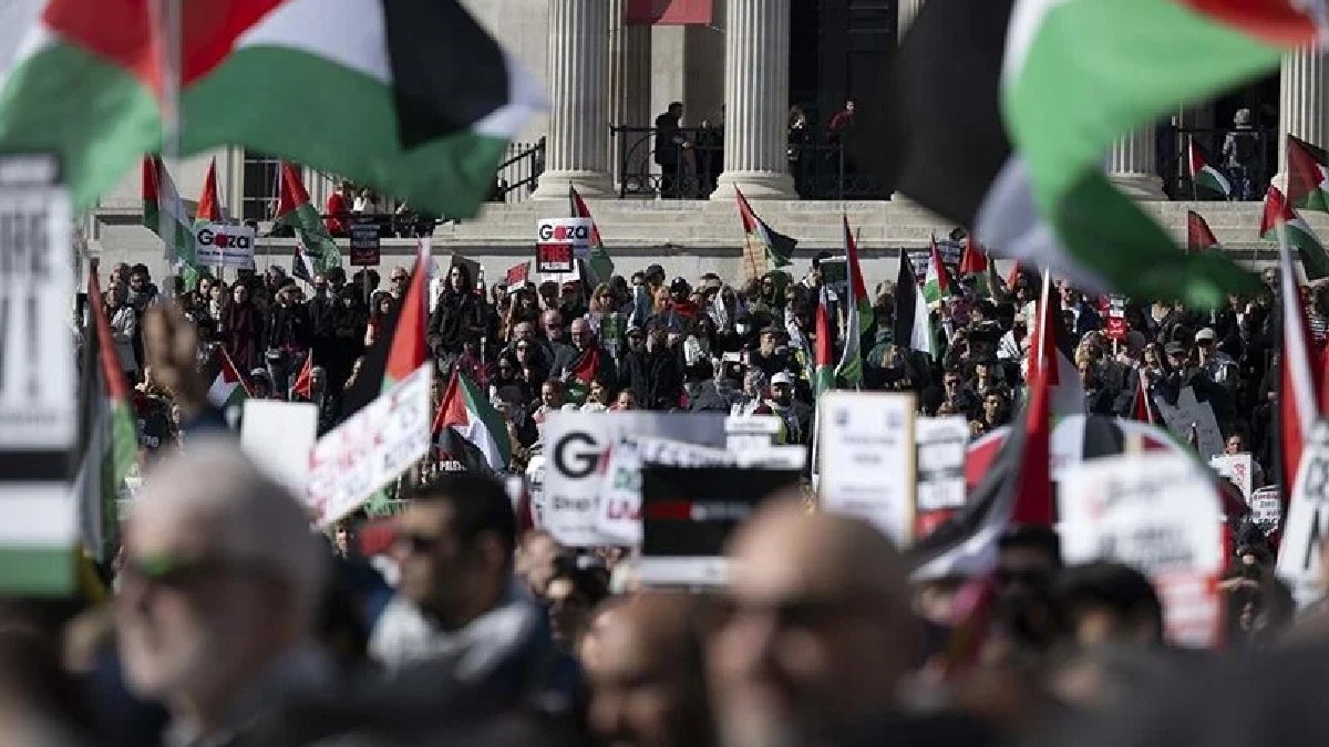 İsveç’te Paskalya kutlaması iptal! Binlerce kişi soykırıma karşı Gazze için yürüdü