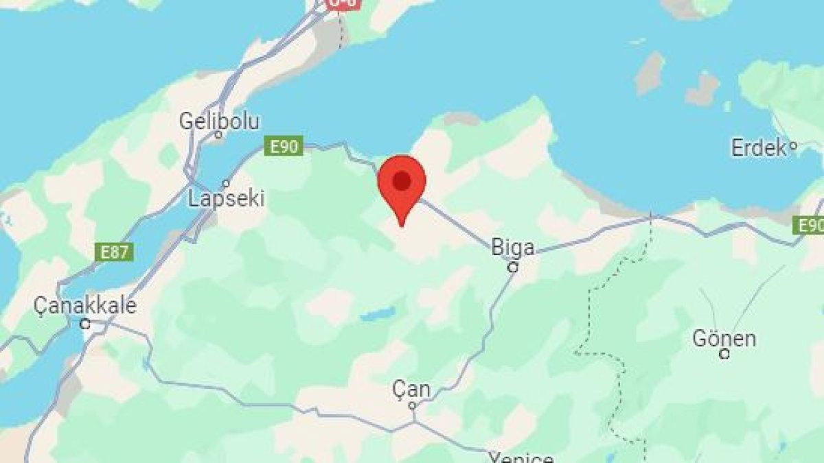 Çanakkale'de korkutan deprem I Son depremler