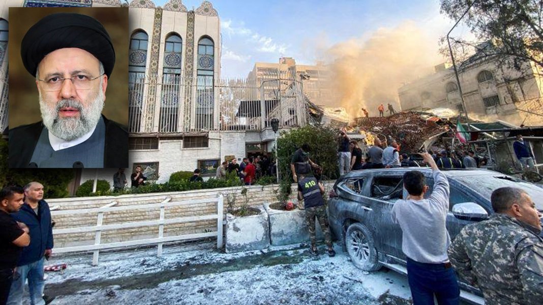 İran Cumhurbaşkanı Reisi'den İsrail'e: Şam saldırısı cevapsız kalmayacak