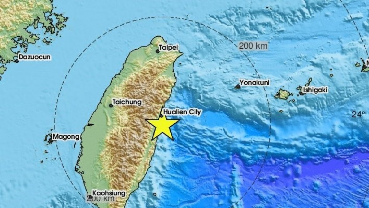 Tayvan'da 7,5 büyüklüğünde deprem