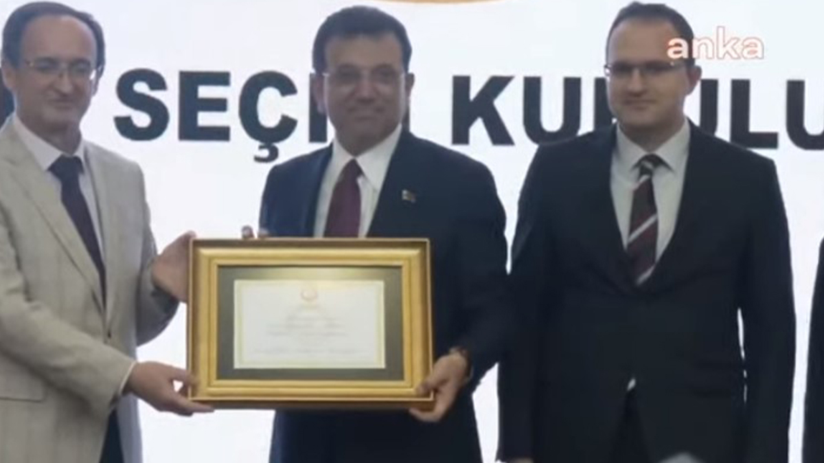 Son dakika! Ekrem İmamoğlu mazbatasını aldı! Bu işin sahibi değil emanetçisiyim...