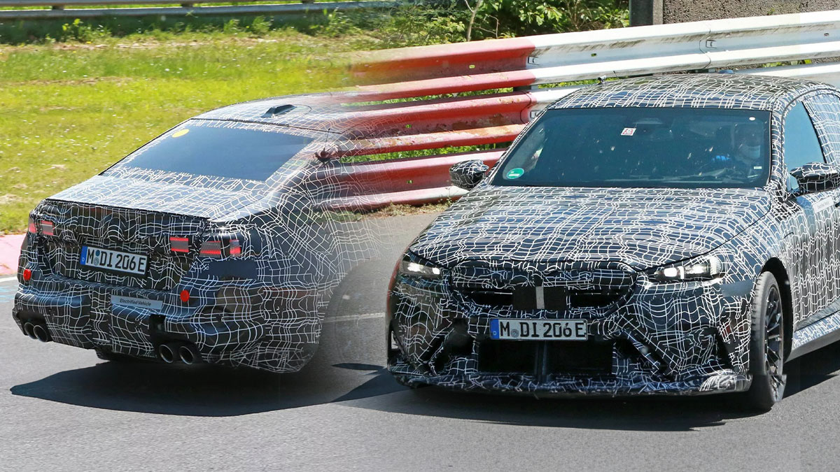 Yeni BMW G90 M5 Nürburgring'de turlarken görüntülendi! Ağır, sessiz ama...
