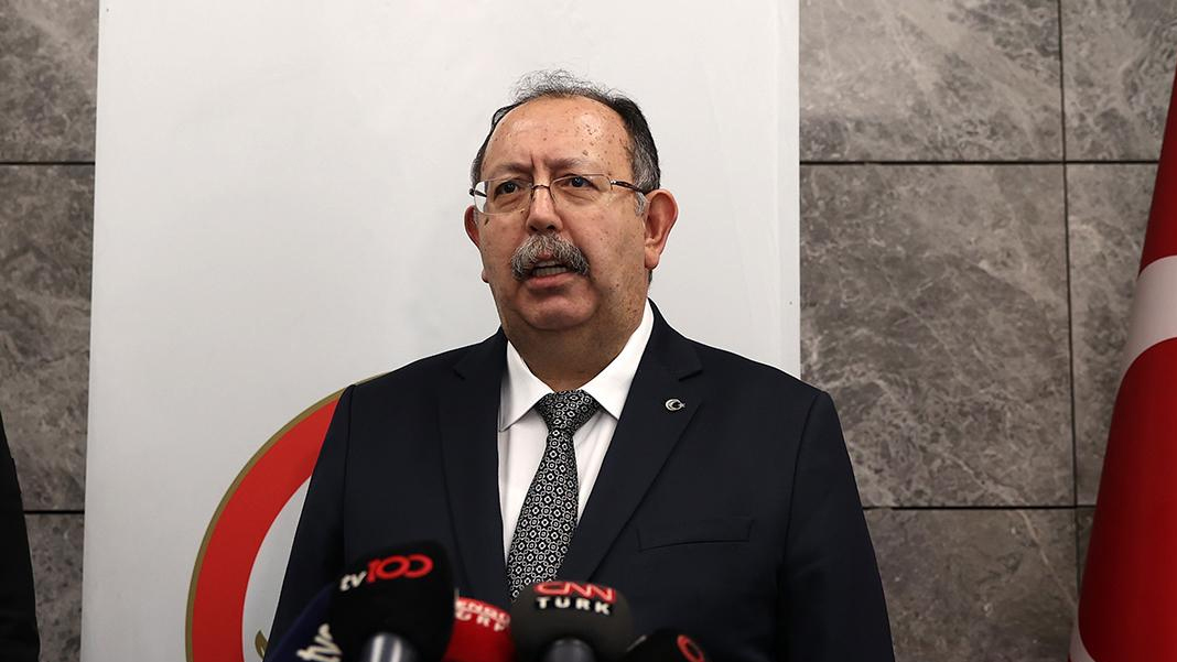 YSK Başkanı Yener'den Hatay açıklaması