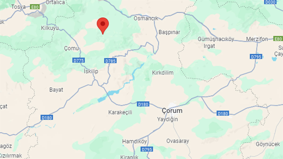 Çorum'da korkutan deprem | Son depremler
