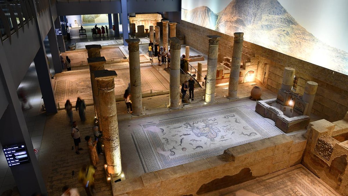 Zeugma Mozaik Müzesi ziyaretçi rekoru kırdı