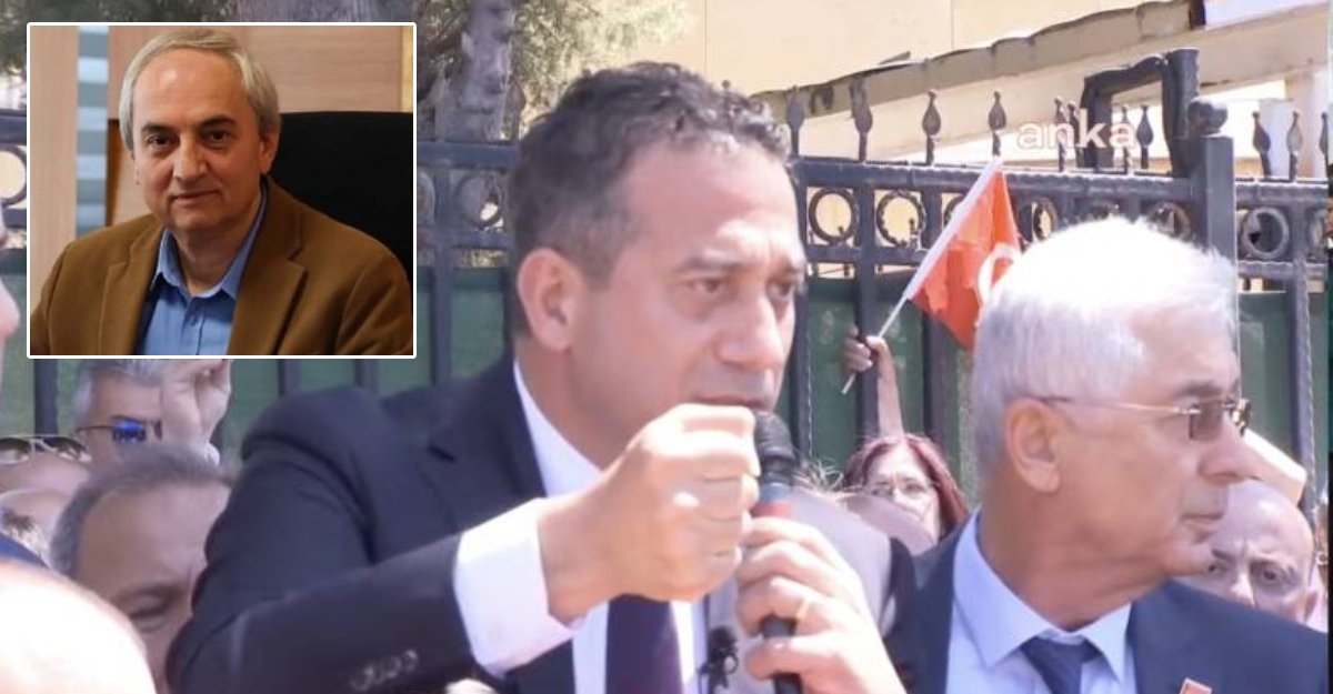 CHP, tutuklanan Mesut Kocagöz için adliye önünde: Belediye başkanımızın arkasındayız