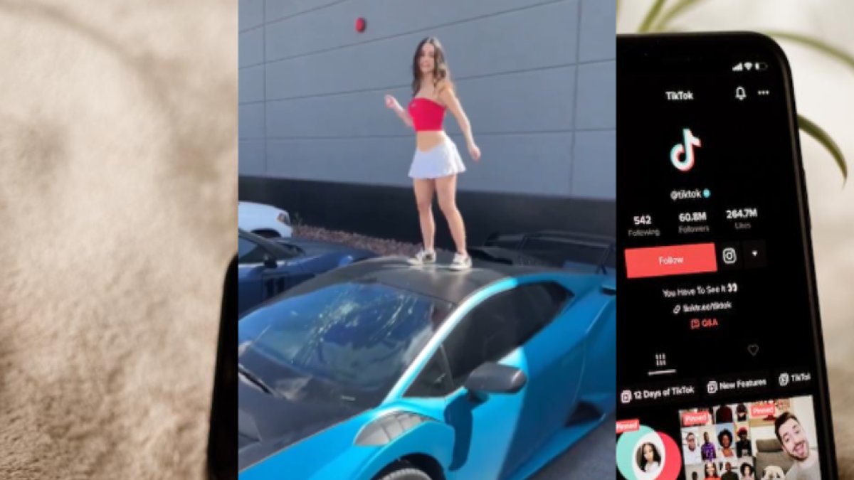 Akım kurbanı olan bir araba daha! Milyon dolarlık araba hurdaya döndü: Arabanın üzerinde dans ederken camı kırıldı