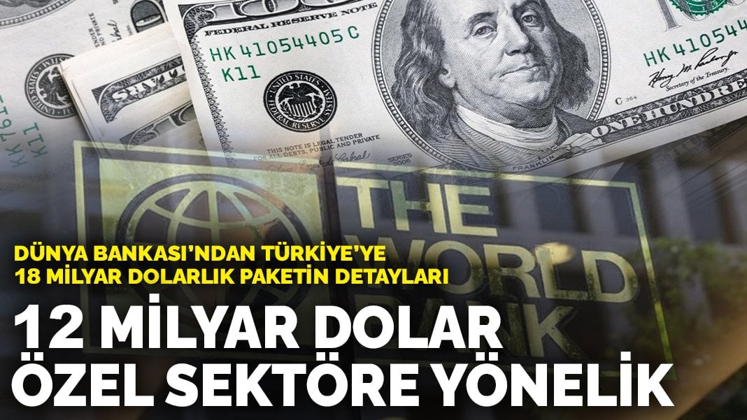 Dünya Bankası'ndan Türkiye'ye 18 milyar dolarlık paketin ayrıntıları 12 milyar