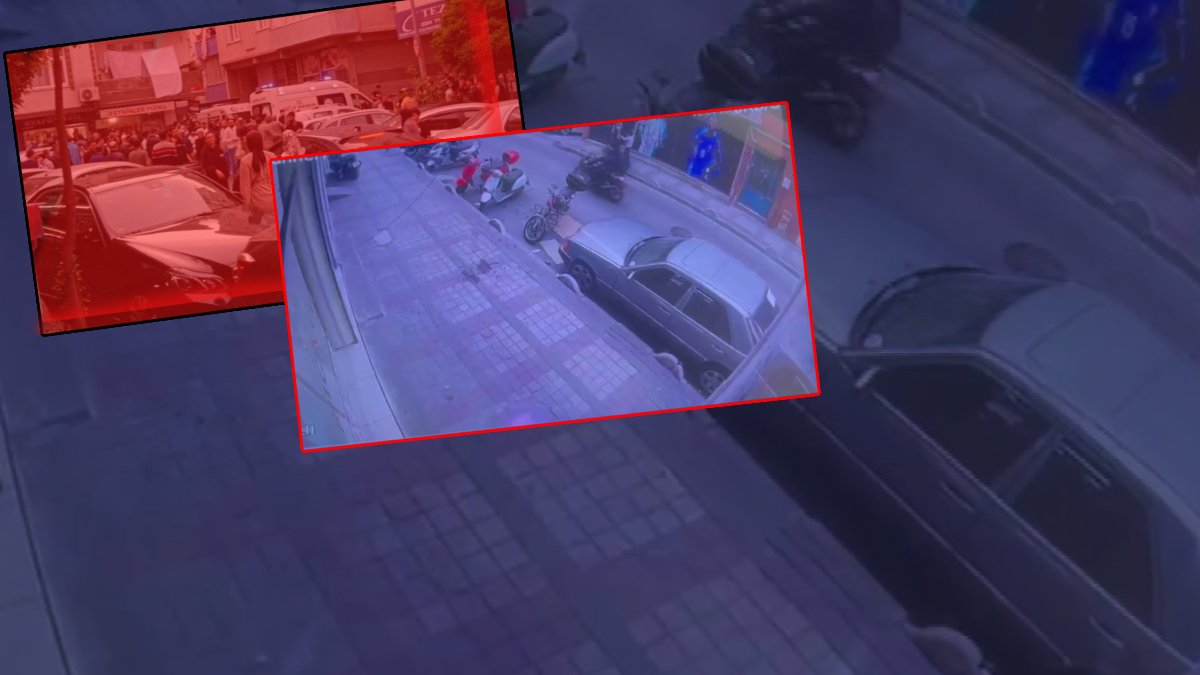 Akılalmaz olay Bağcılar'da! Sokak ortasında çatışma kameraya yansıdı