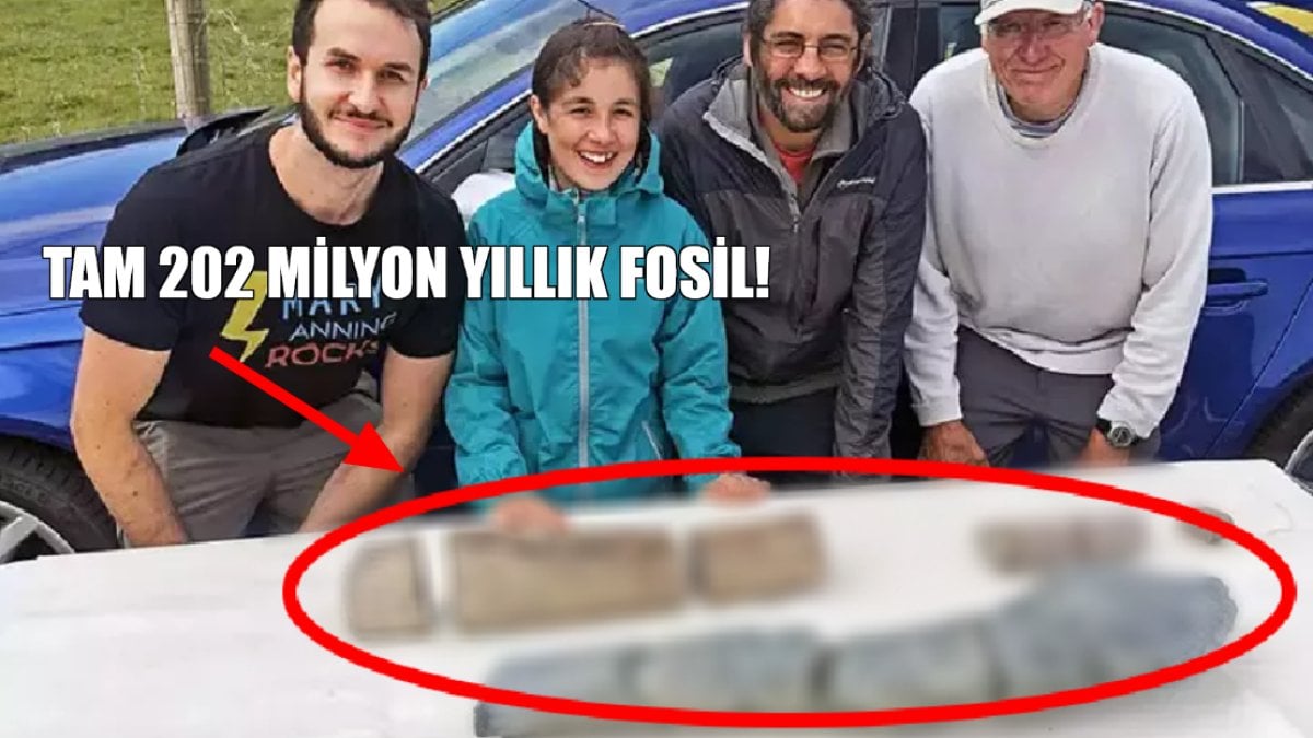 Sahilde 11 yaşındaki çocuğun bulduğu taş fosil çıktı Tam 202