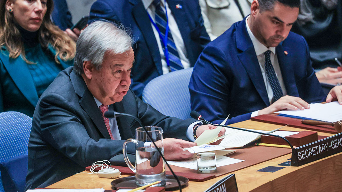BM Genel Sekreteri Guterres Orta Doğu bir uçurumun kenarında