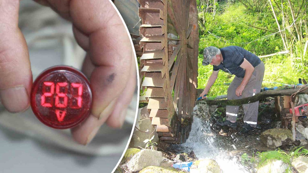 Evinin elektriğini yandaki dereden üretiyor: Faturaları üçte bir oranda düştü