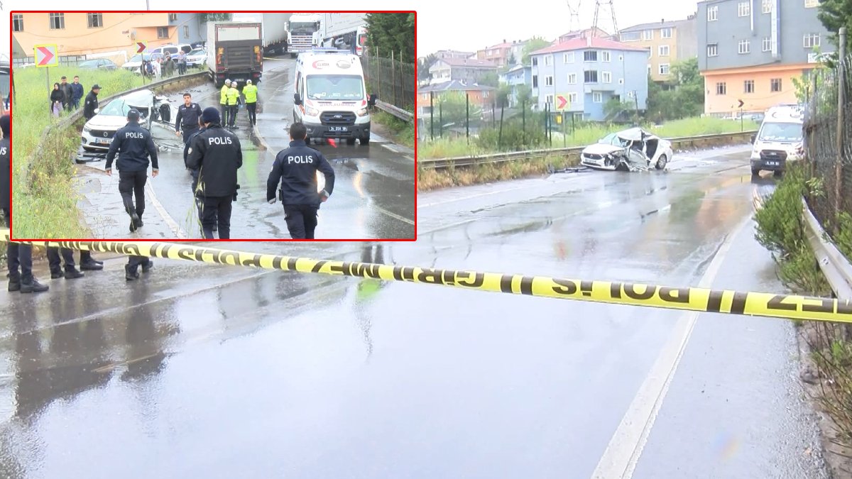 Sultanbeyli'de feci kaza! Kamyonla otomobil birbirine girdi: Ölü ve yaralılar var