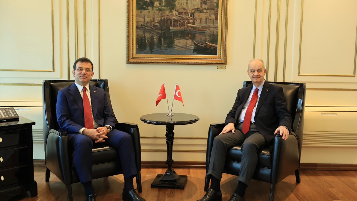 İlker Başbuğ İmamoğlu'nu ziyaret etti