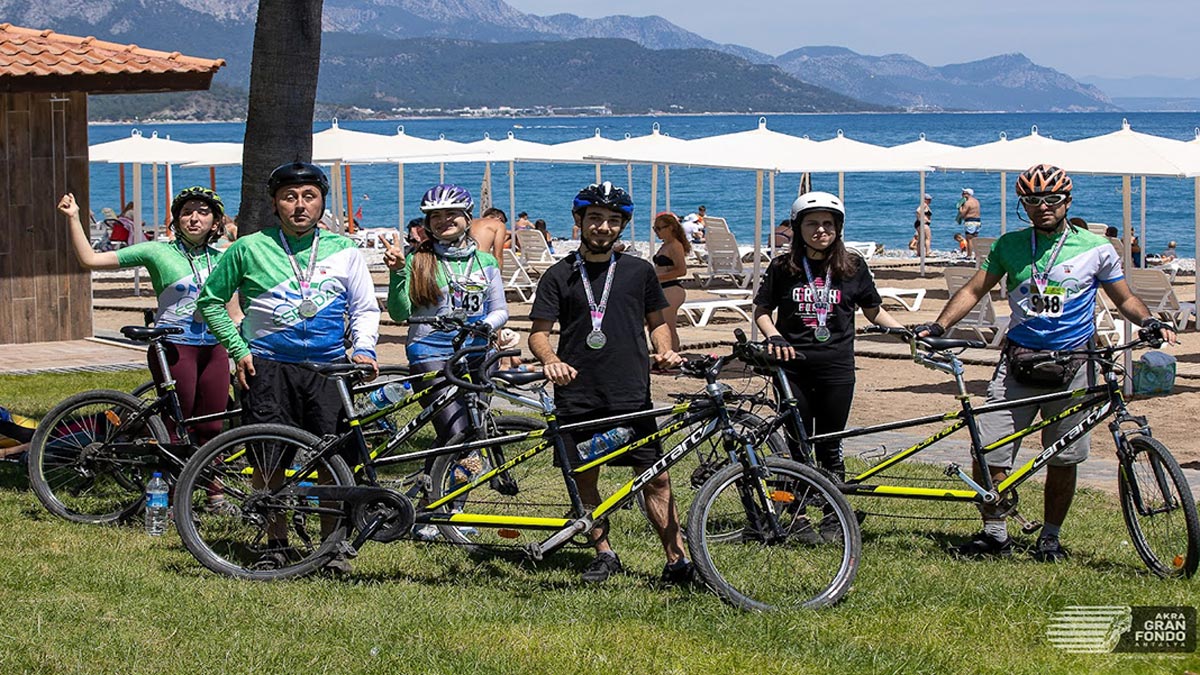 "AKRA Gran Fondo"da görme engelli sporcular da yarışacak