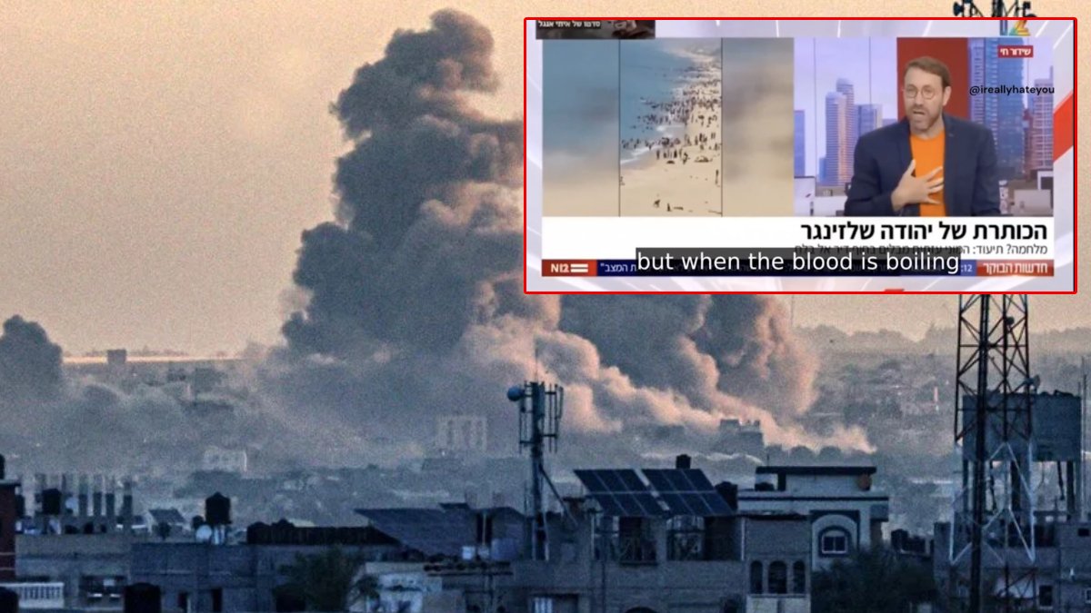 İsrailli gazeteciden insanlık dışı çağrı: Gazzelilerin kanından nehirler görmeliydik