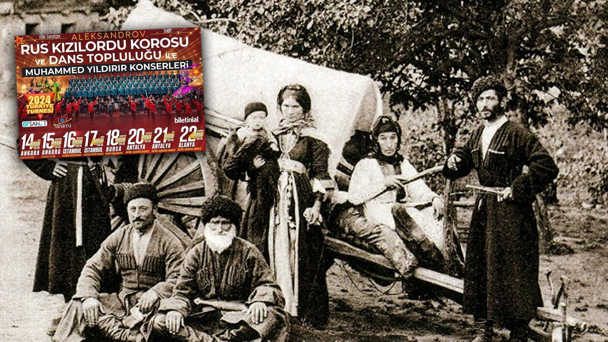 Bari bunu yapmayın… Çerkes ve Kırım sürgünlerinin yıldönümünde Kızılordu Korosu konserine tepki!