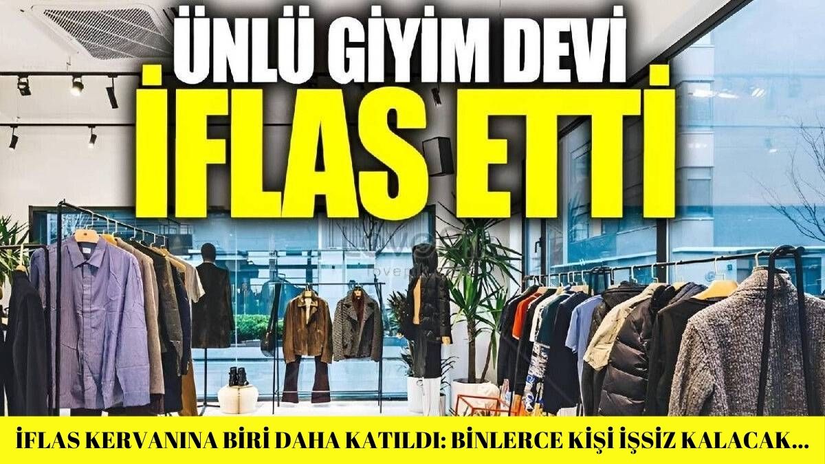 Giyim sektörünün devi salı günü mağazalarını kapatıyor! İflas kuyusuna o da düştü: Binlerce kişi işinden olacak