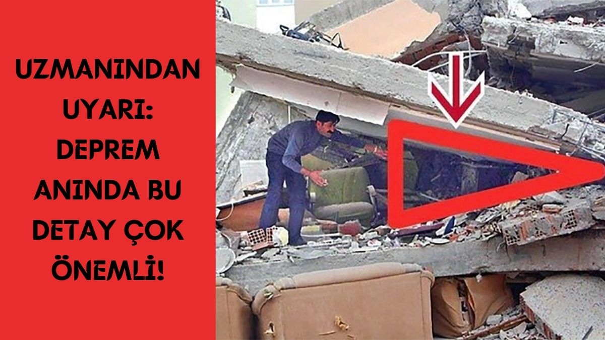 Baza ve koltuk altlarını doldurun! Uzmanlar herkesi uyardı: Deprem anında bu detay çok önemli