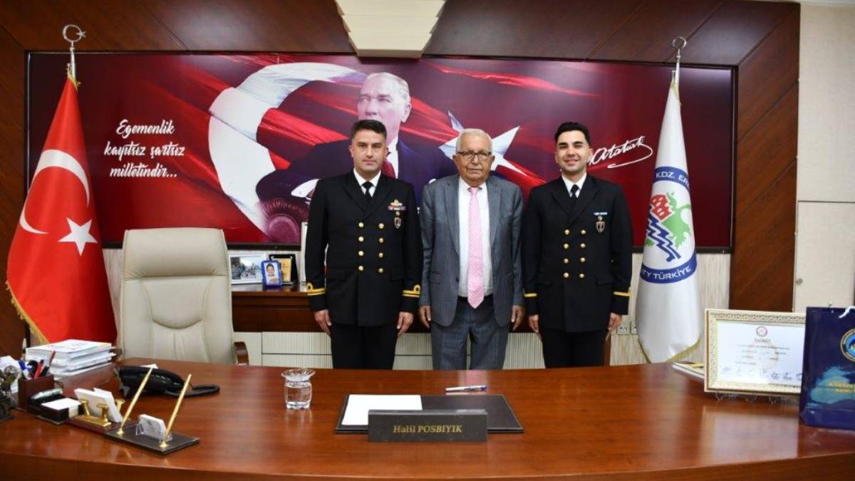 Komutanlar, Başkan Posbıyık’ı ziyaret etti