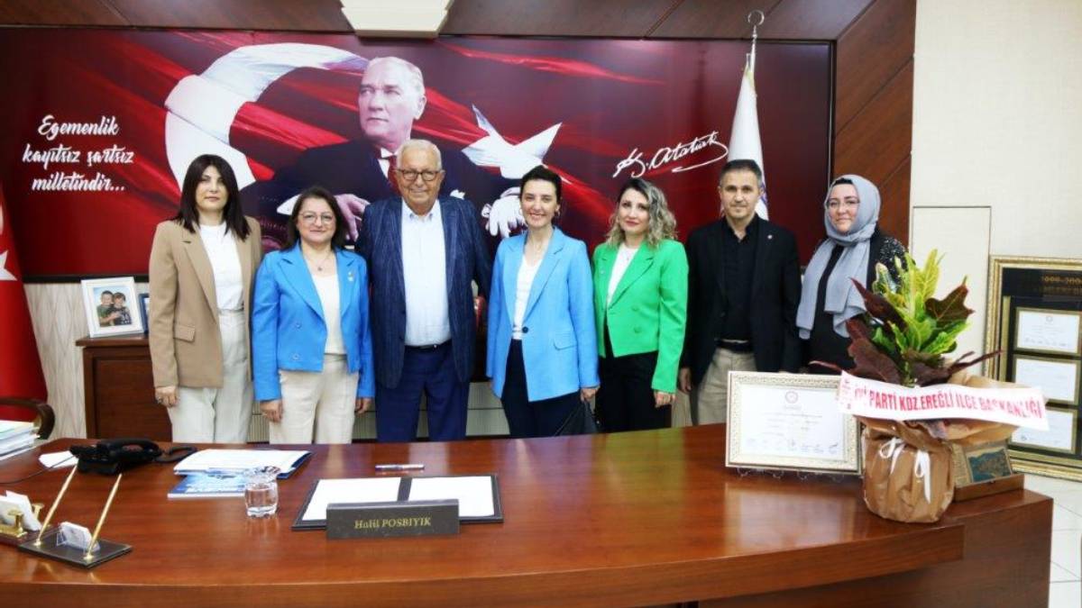 İyi Parti yönetimi, Başkan Posbıyık’ı ziyaret etti