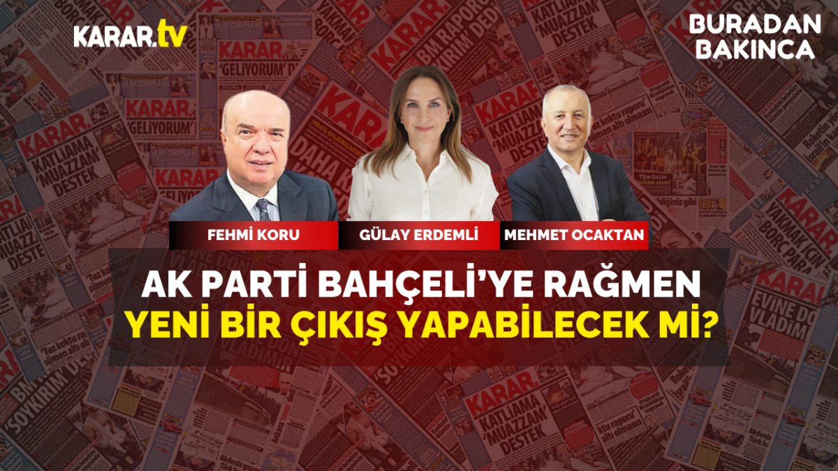 Ak Parti Bahçeli’ye rağmen yeni Bir çıkış yapabilecek mi?