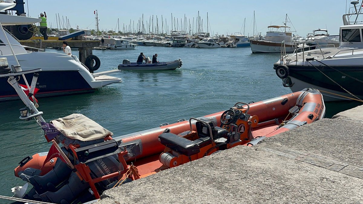 Deniz taksi ile kano çarpıştı: 2 kişi yaralı