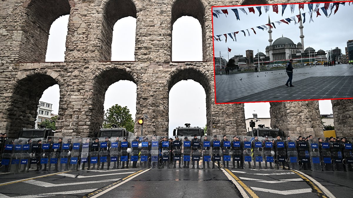 Taksim'e 1 Mayıs ablukası: Polis, unkapanı kemerlerini kapattı