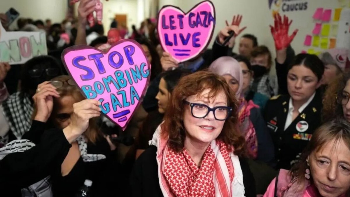 Susan Sarandon'dan Filistin'e destek konuşması: Hepimiz özgür olana kadar kimse özgür değil