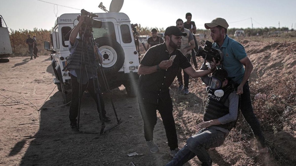 53 Filistinli gazeteci İsrail'de tutuklu