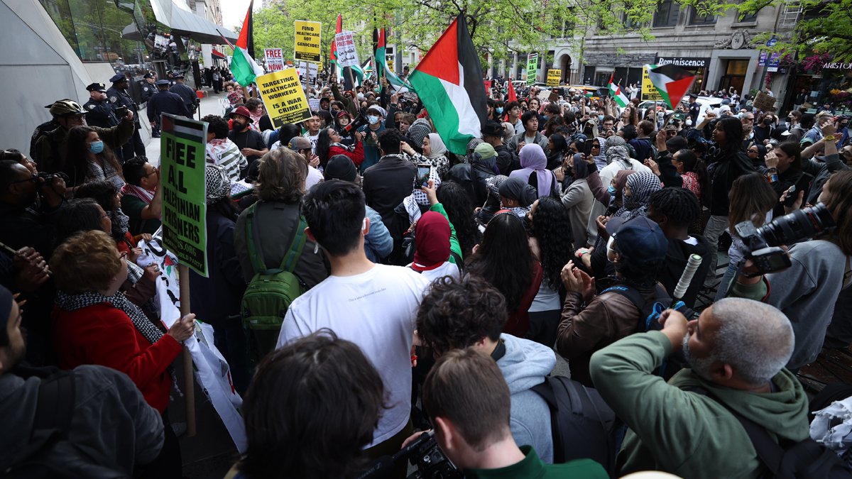 ABD'li öğrencilerden Gazze için açlık grevi